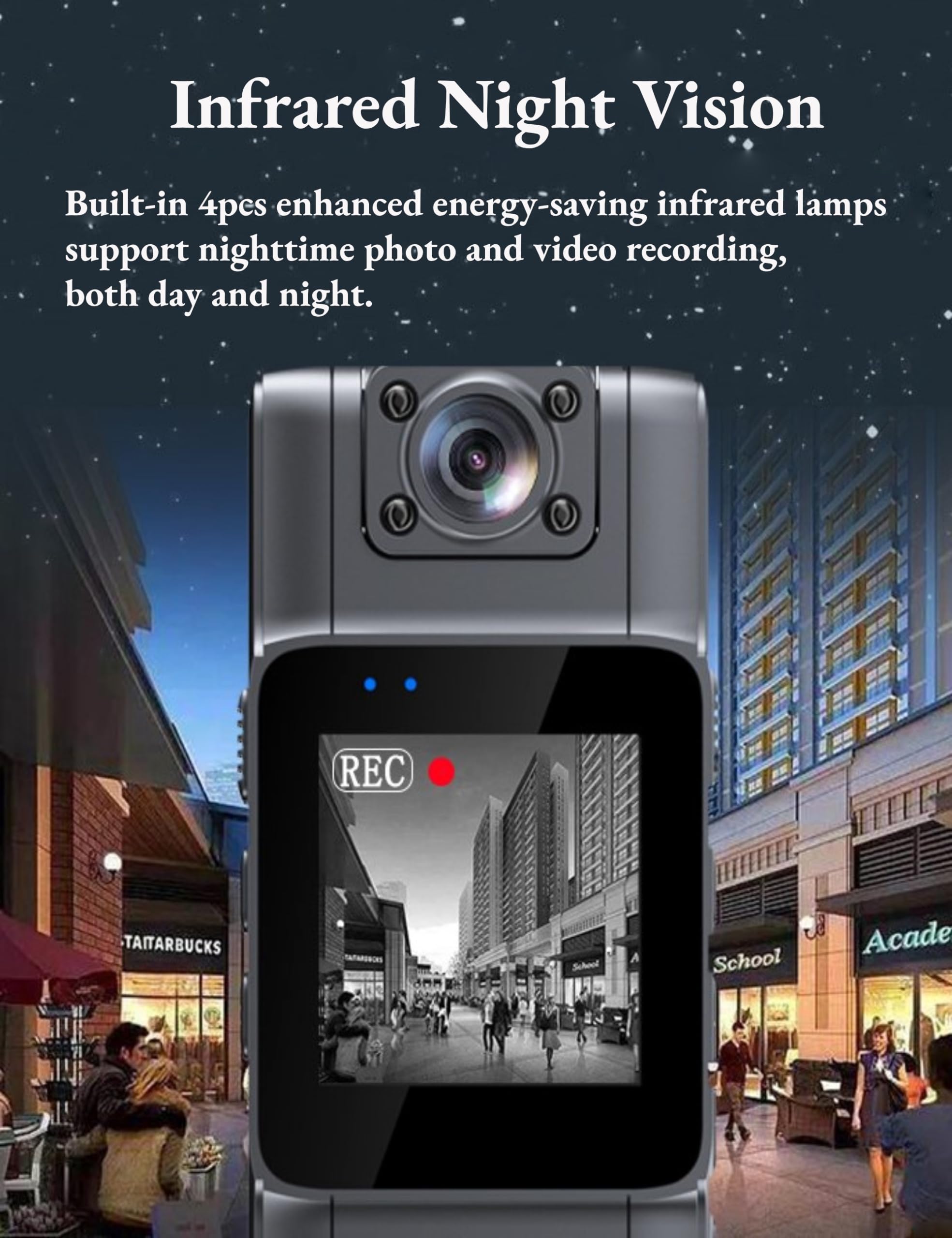 4K Action Camera Bewinner Thumb Action Camera, 2.7K Tiny Portable Vlogging Camera With 4k Pocket Camera - View #8