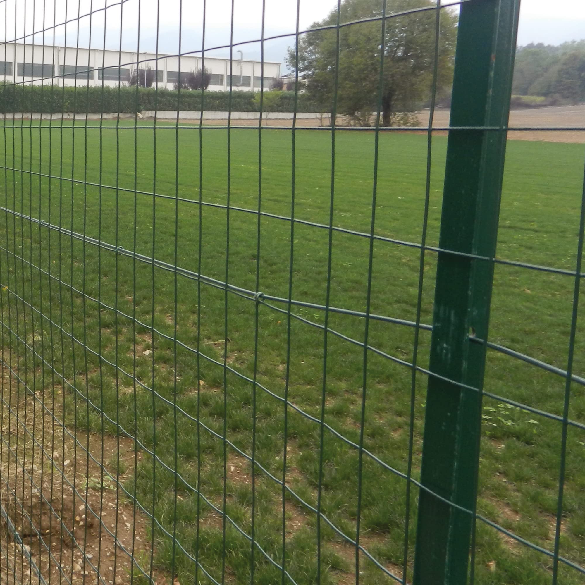 TENAX Delimet 0,80x25 m Verde, Rete Metallica Plastificata per Recinzione, Maglia 50x75 mm, Rotolo 25 m