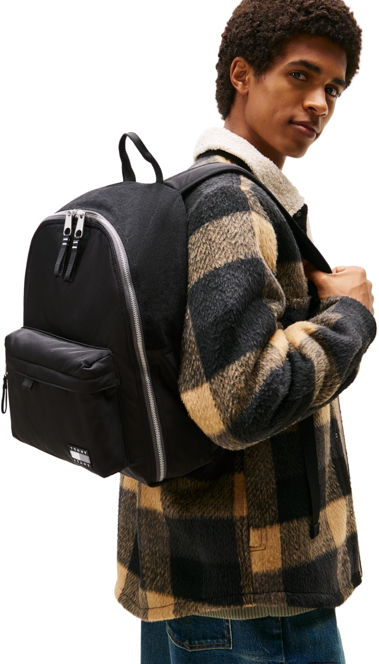 Tommy Jeans Mochila Hombre Daily Tech con bolsillo exterior