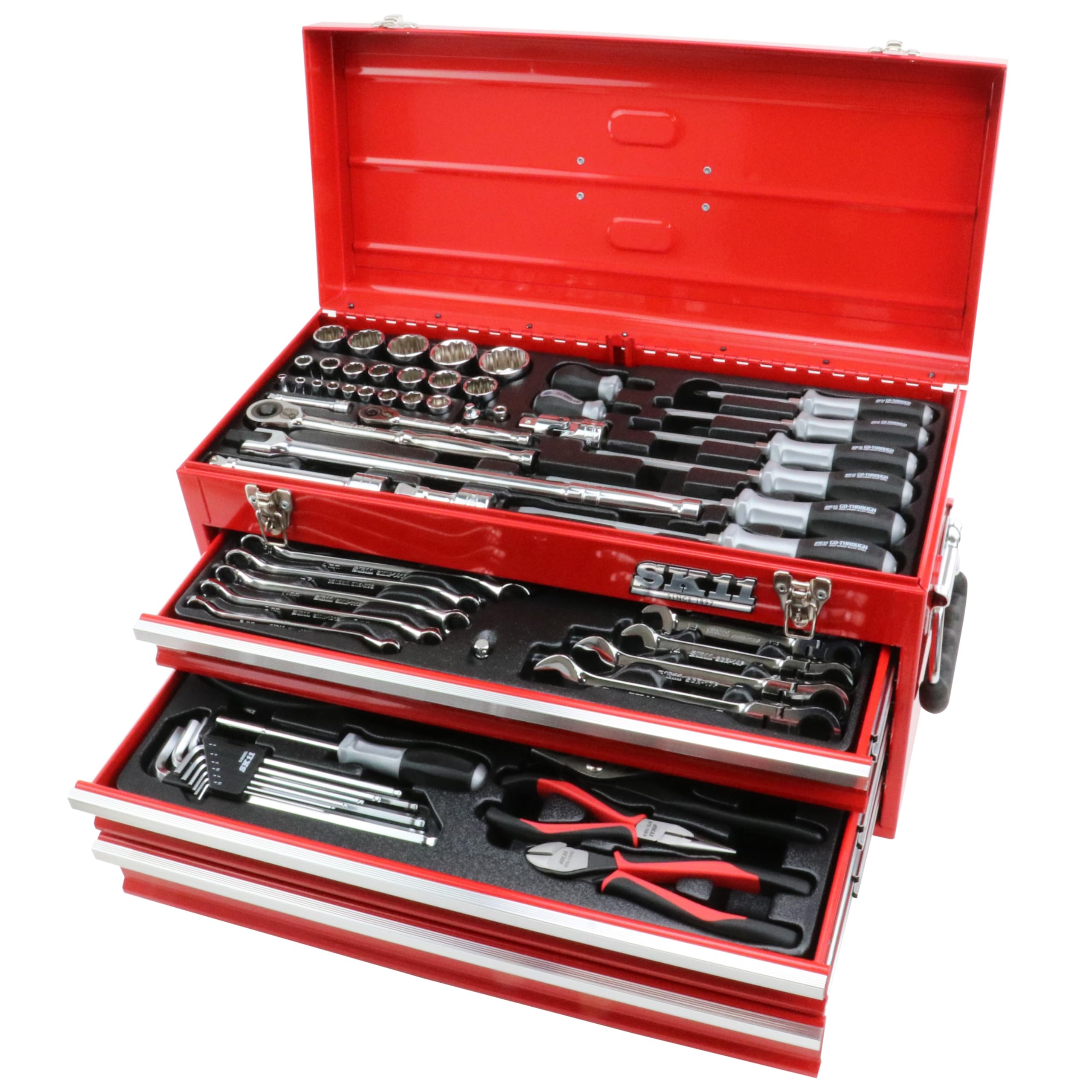 Amazon.co.jp: SK11(エスケー11) 整備工具セット 差込各12.7&6.35sq 