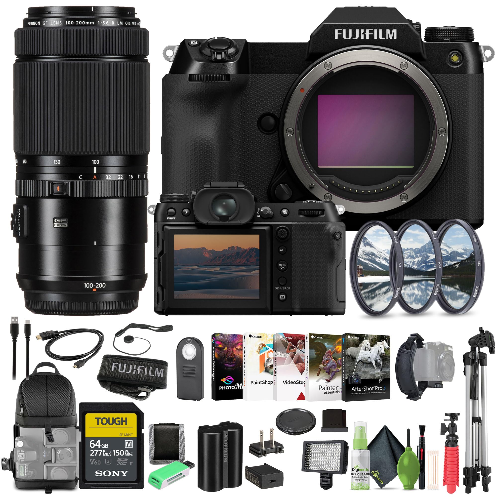 Amazon.com : Fujifilm GFX 100S II Mirrorless Medium Format Camera