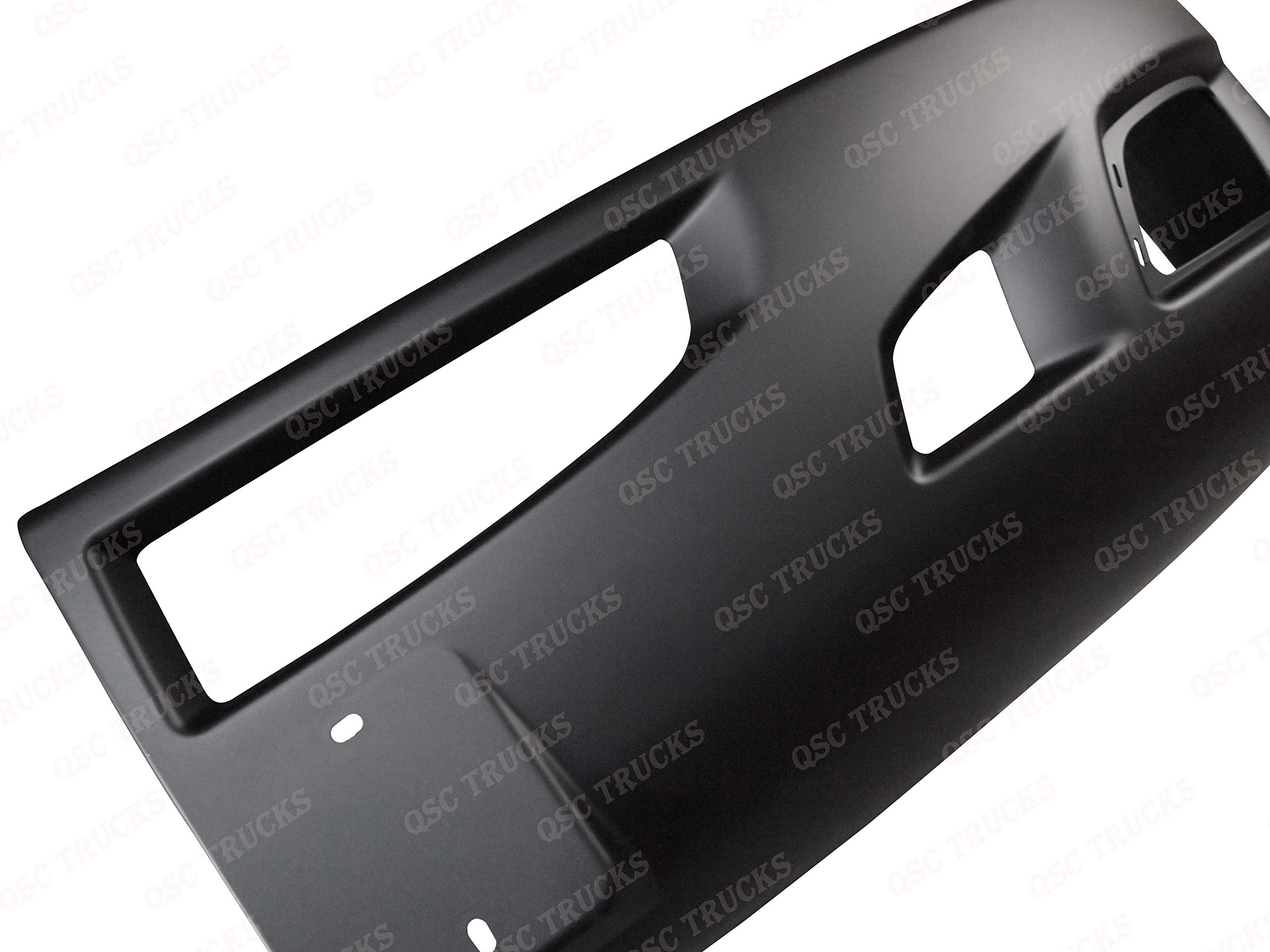 QSC Truck Parts Black Bumper Extension Corner Left Driver Side for Kenworth T660