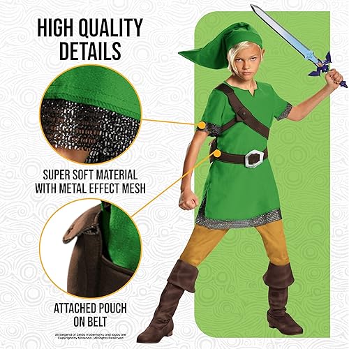Miniatura 4 de Disguise Link Classic Costume, Un solo color