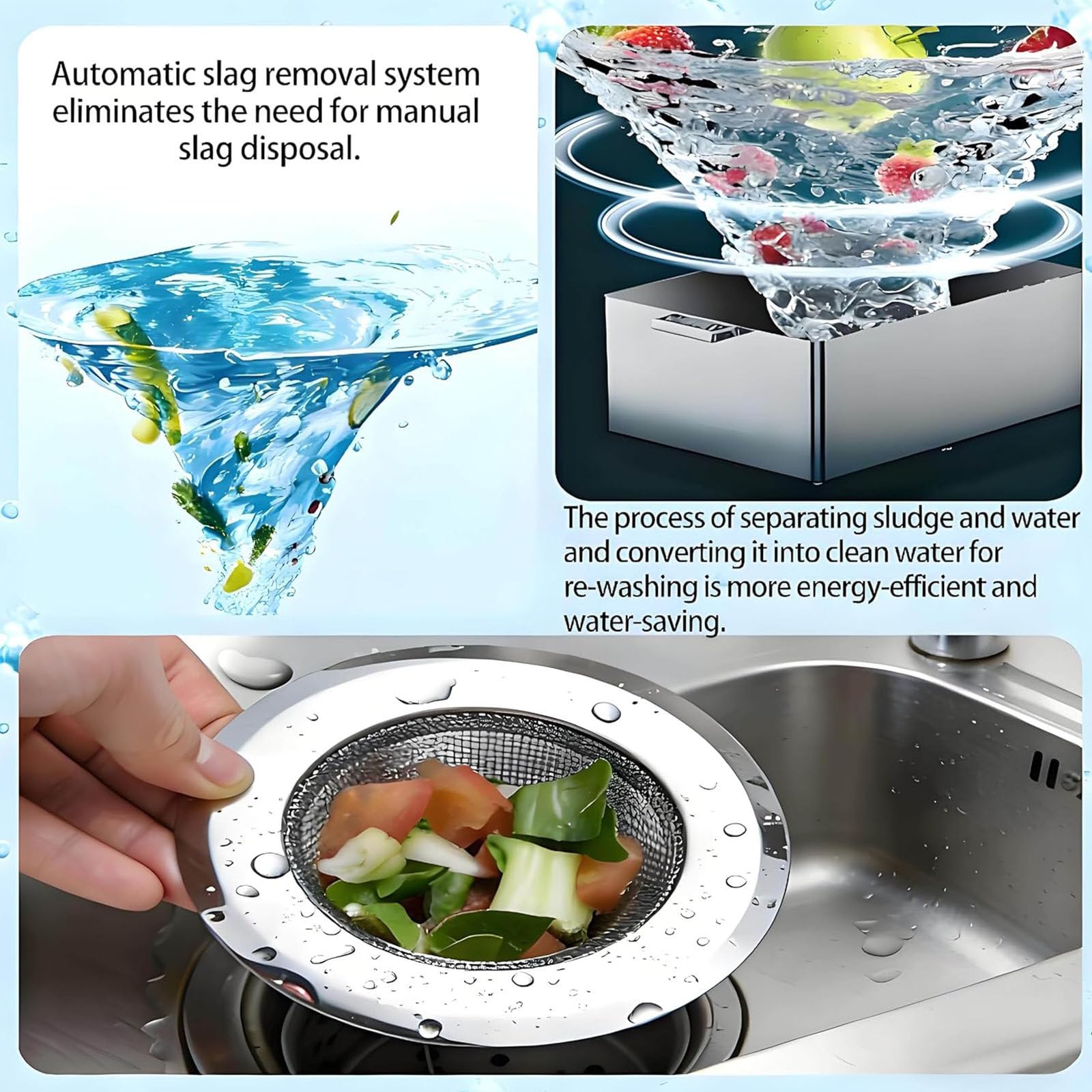 Minilavavajillas Portátil de Encimera Cuenta Secado con Aire Caliente, Esterilización con Oxígeno Activo y Funciones de Lavado de Frutas. es Ideal para Familias Pequeñas y Parejas A