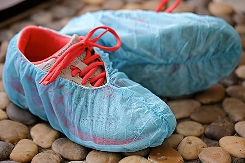 Miniatura 2 de Personal Touch - Fundas antideslizantes desechables para zapatos, color azul, 100 piezas/50 pares, talla L