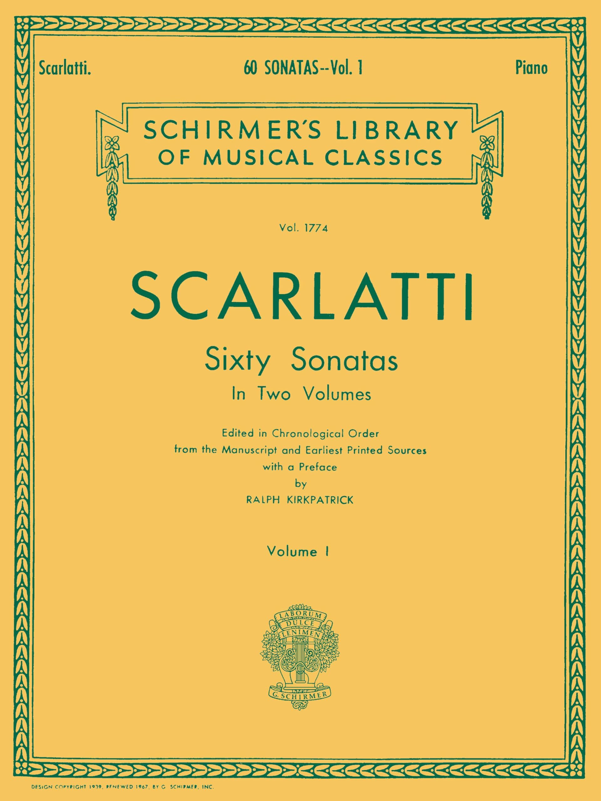 60 Sonatas - Volume 1: Piano Solo: Schirmer Library of Classics Volume 1774 Piano Solo