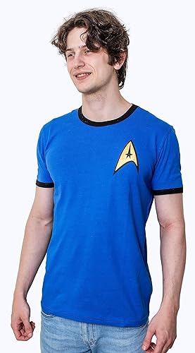 Miniatura 4 de Star Trek The Original Series - Camiseta de uniforme para hombre y adulto