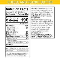 Vista 2 de Keebler Cheese and Peanut Butter Sandwich Crackers, Single Serve, 1.38 oz Packages, 8 Count(Pack of 6)