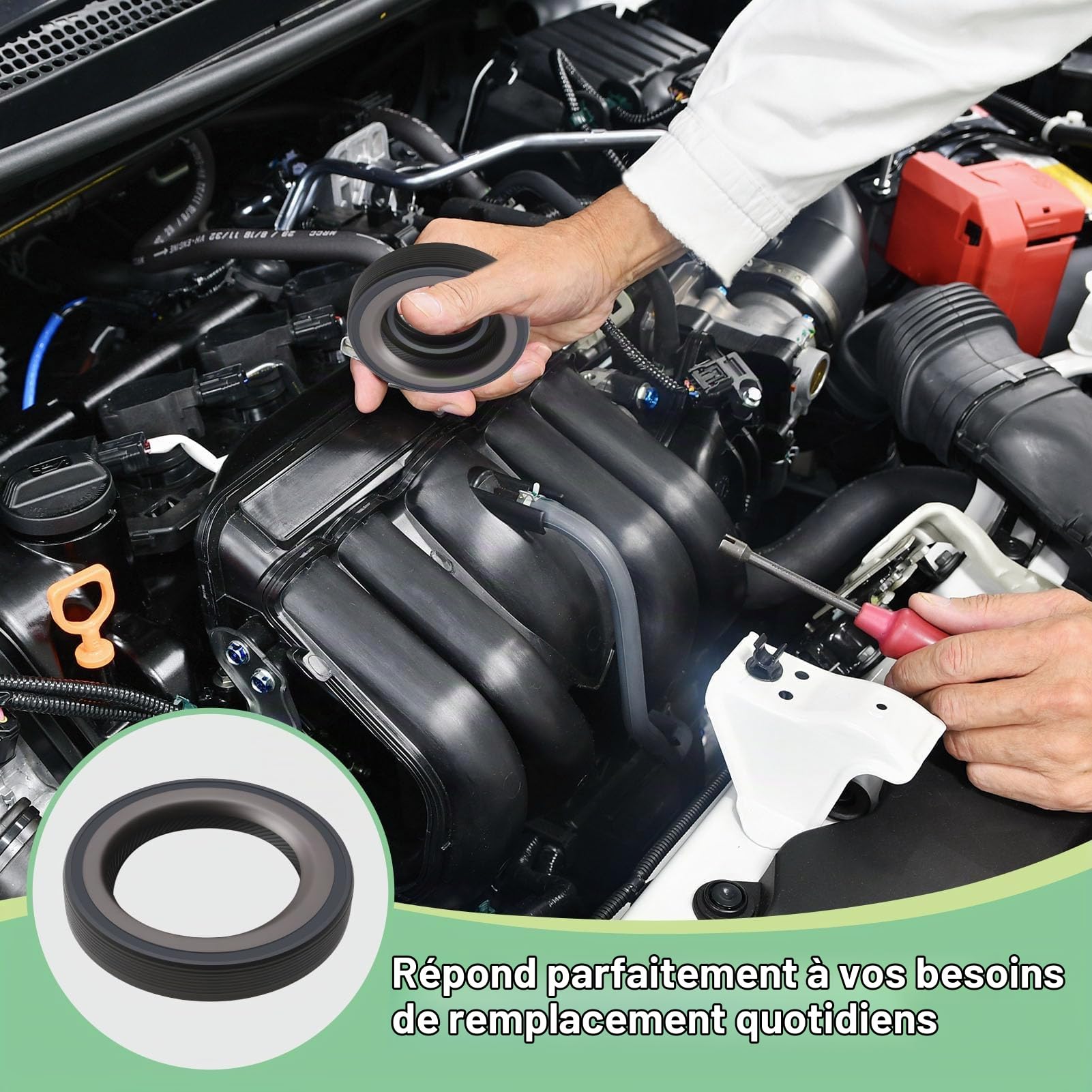 Joints Spi Boite à Vitesse Bagues d’Étanchéité OEM 312144/312146 Joint Spi Compatible Peugeot 106 205 206 207 306 307 405 406 407 et Citroën Berlingo C5 Saxo Xantia