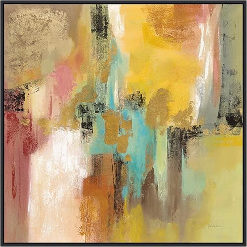 Miniatura 19 de Amanti Art Framed Canvas Wall Art 16x16 Retro Moment by Silvia Vassileva, Framed Wall Art Canvas, Abstract Artwork, Traditional Decor, Small Poster