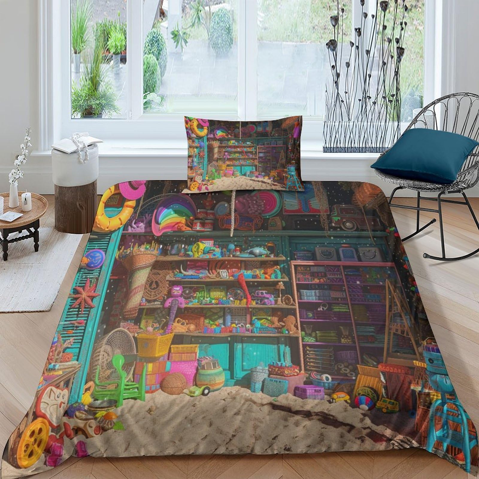 Ensemble de housse de couette confortable pour lit une place d'enfant