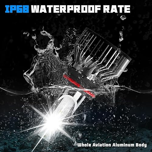 Miniatura 5 de QIPEIZSP Bombillas de faros compatibles con Chevy Suburban 15002500, 9005 y h11 combo de haz altobajo (2007-2014), bombillas LED antiniebla 5202,