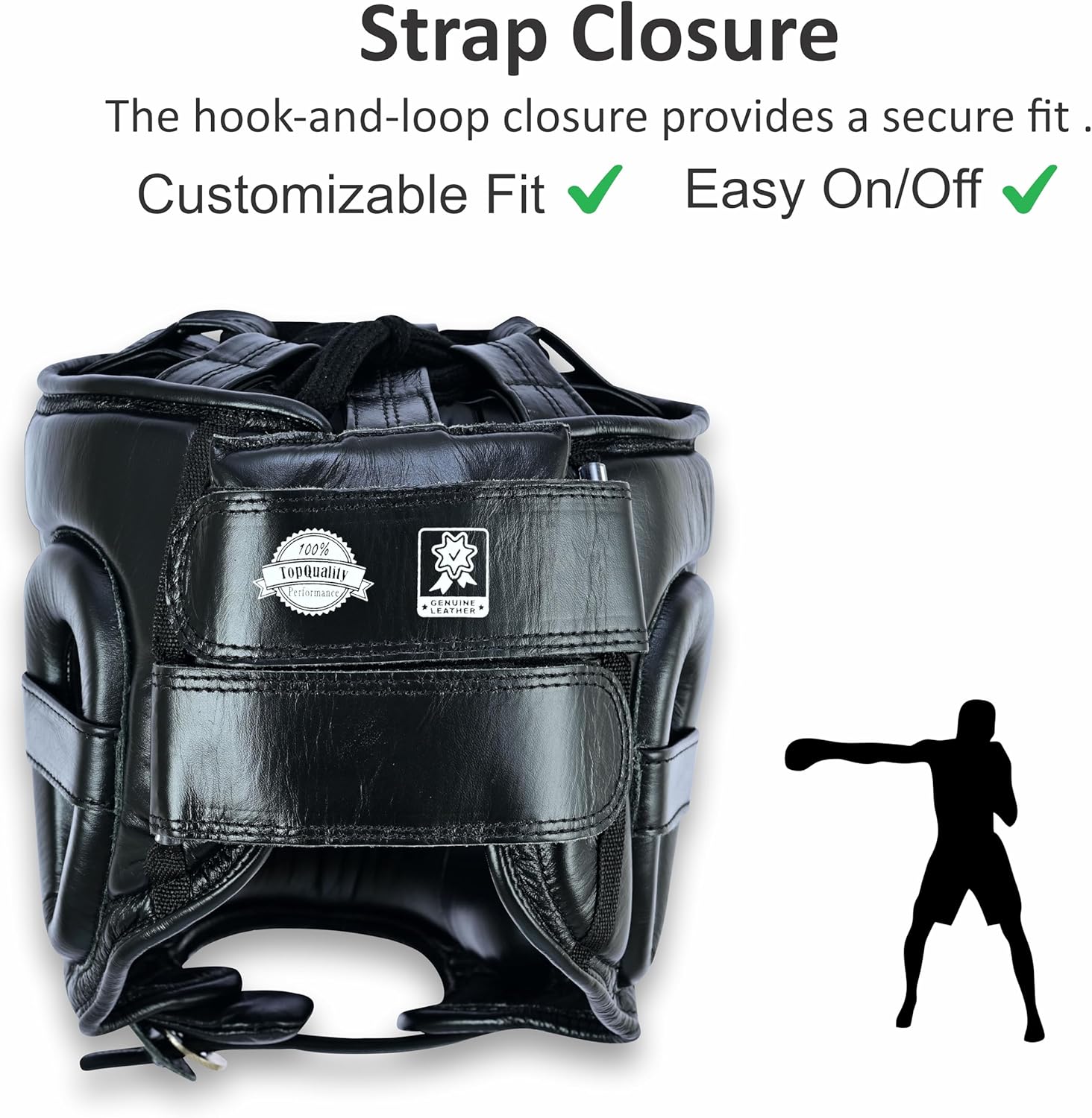 Aura 100 Boxing Headgear for Men and Women Leather Sparring Head Gear for Boxing MMA Muay Thai Kickboxing and Martial Arts Training