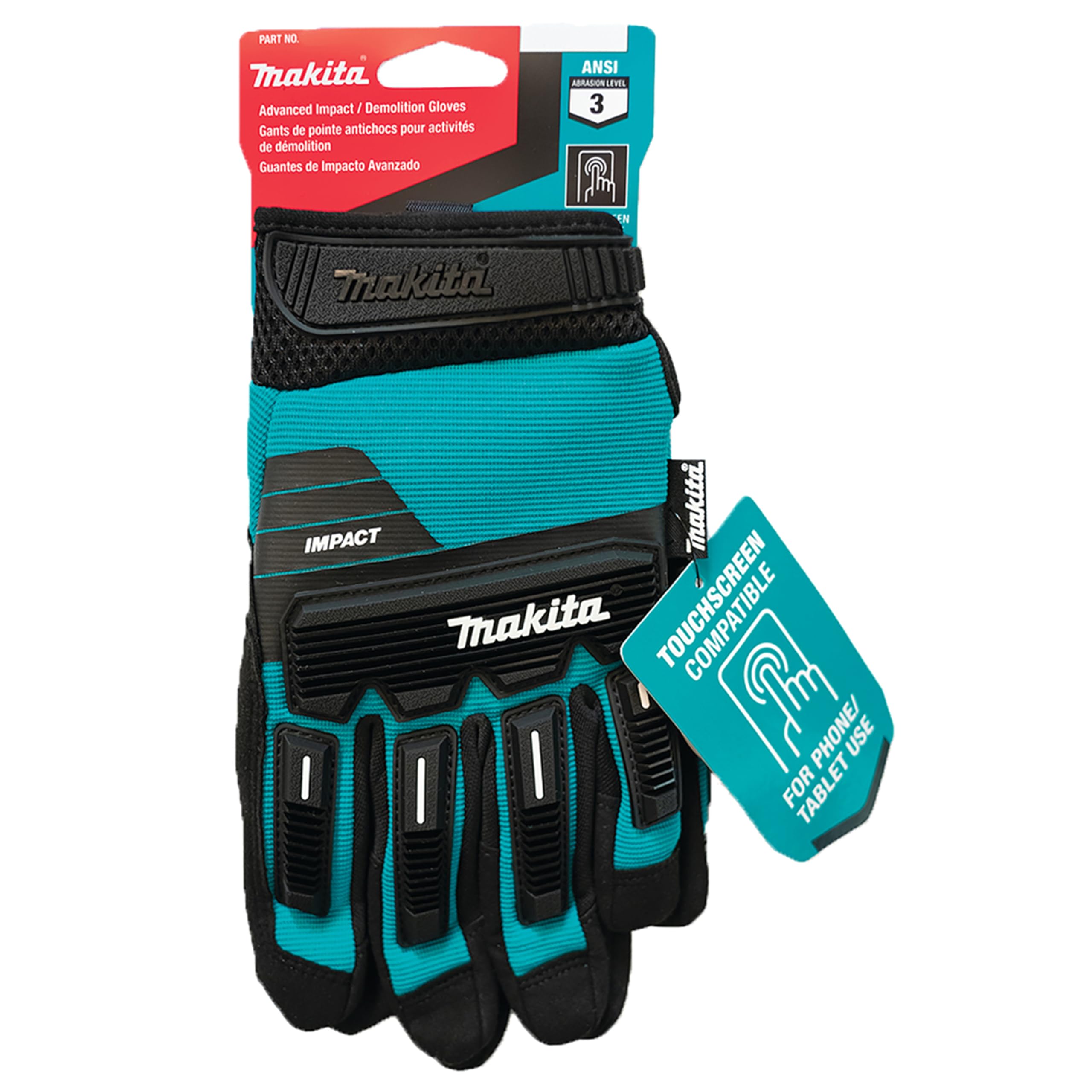 Makita P-84589 Impact Demolition - Guantes de demolición, talla XL