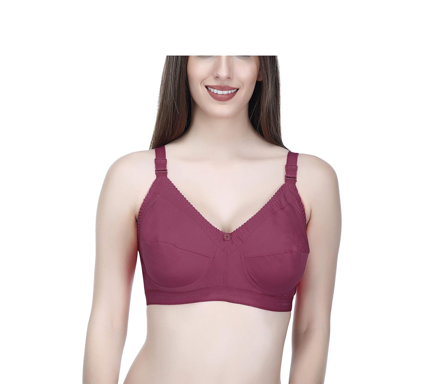 Elina Women’s Hosiery Non-Padded Wire Free Regular Bra