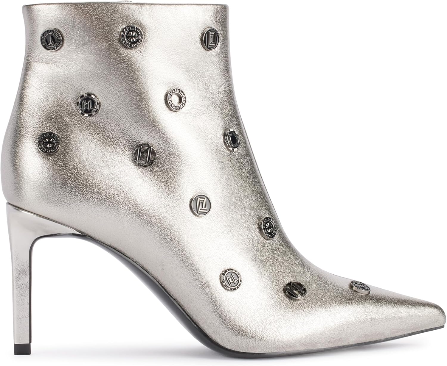 KARL LAGERFELD Women's Saina Heeled Dress Booties - Image 5