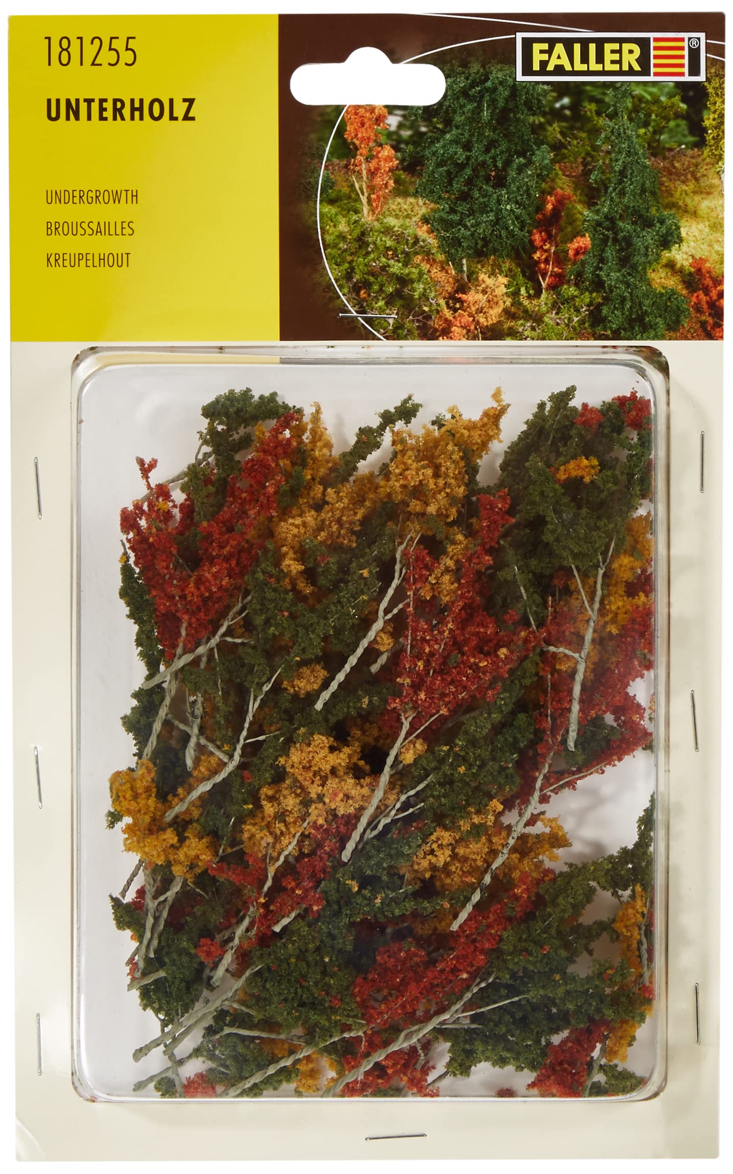 Faller - Model Making Kit - Brushwood - Trees, Bushes - Small - Big Kid, Teen - Model kit components (plastic parts, instructions, assembly tools) - 4237441031