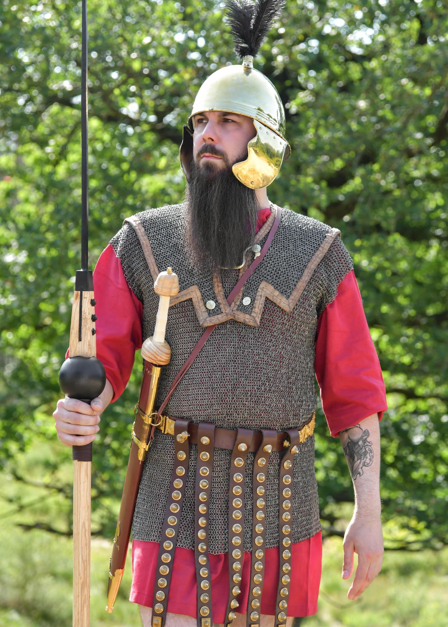 Battle-Merchant - Pilum mit Hartholzschaft, unmontiert - Römischer Speer - Dekorative Lanze - Legionär - Antike