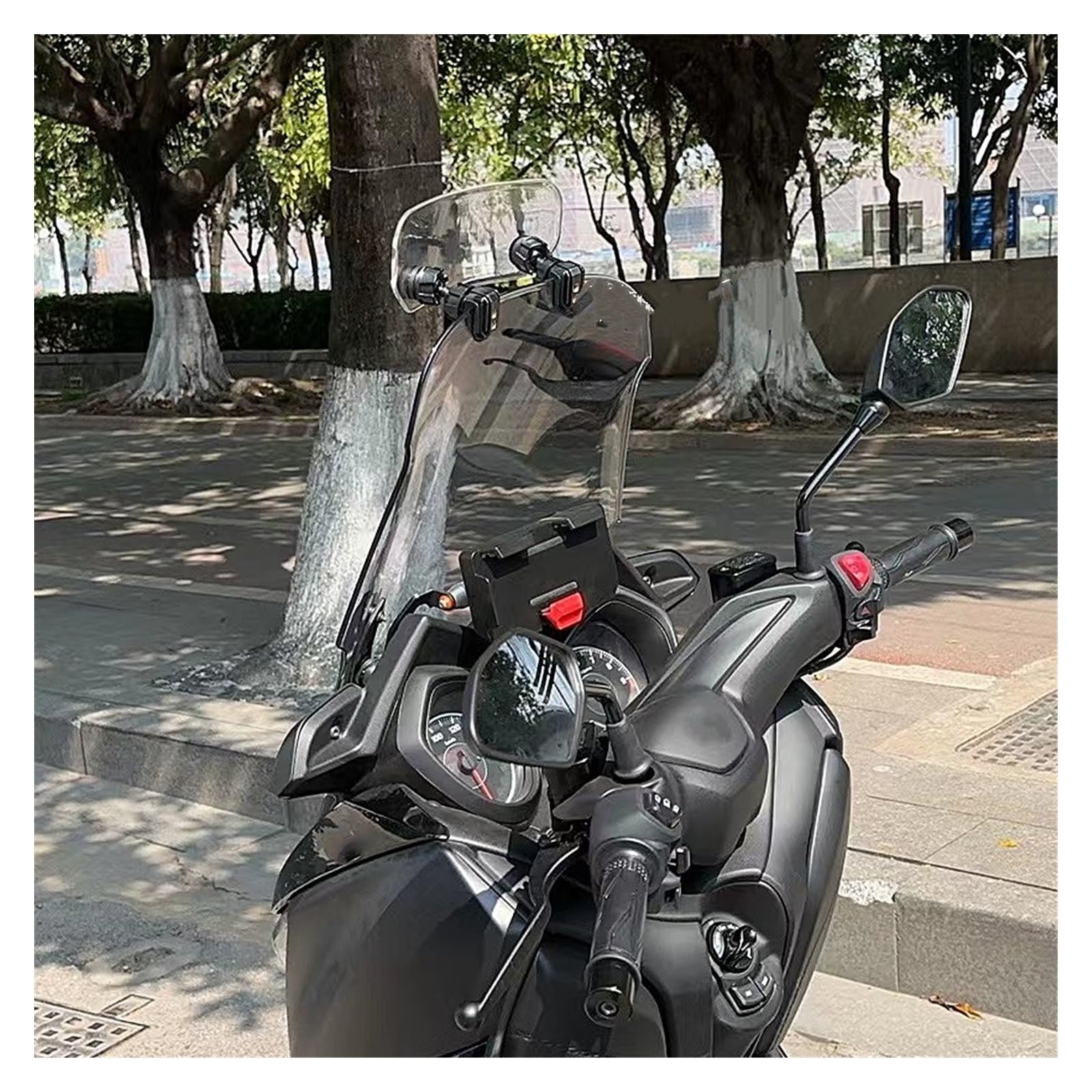 Parabrezza Universale Airflow Parabrezza Deflettore del Vento Parabrezza per Moto per Tracer9 Deflettori