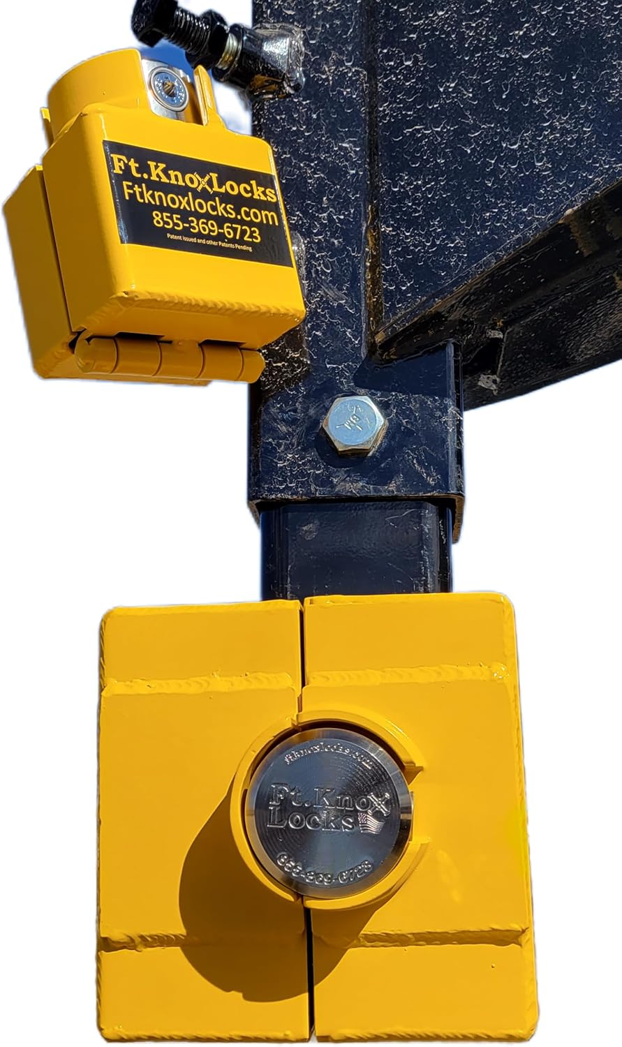 Ft. Knox Locks Demco EZ Latch Gooseneck Lock (W/Trimax Puck Lock, W/O Set Bolt, Welded)