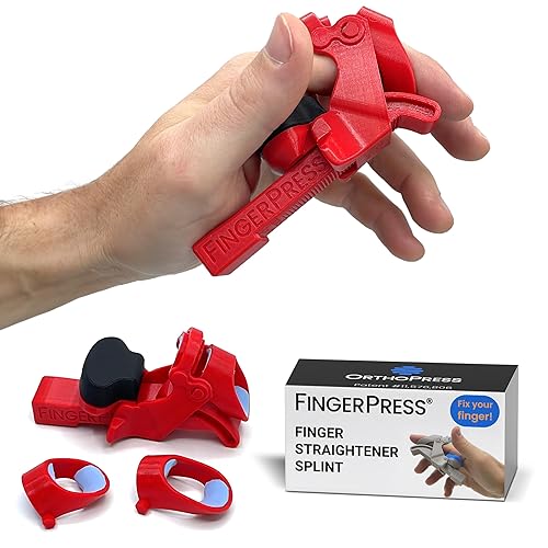 Miniatura 12 de Enderezadora de dedos | Ortesis de extensión PIP/férula para dedos doblados, contracturas de flexión PIP | Dispositivo de estiramiento de