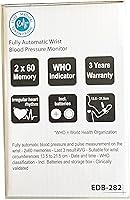 Vista 2 de Monitor de presión arterial digital automático de muñeca EMI con estuche