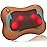 Zyllion Shiatsu Back and Neck Massager with Heat - 3D Electric Kneading Deep Tissue Massage Pillow for Muscle Pain Relief, Brown, ZMA-13