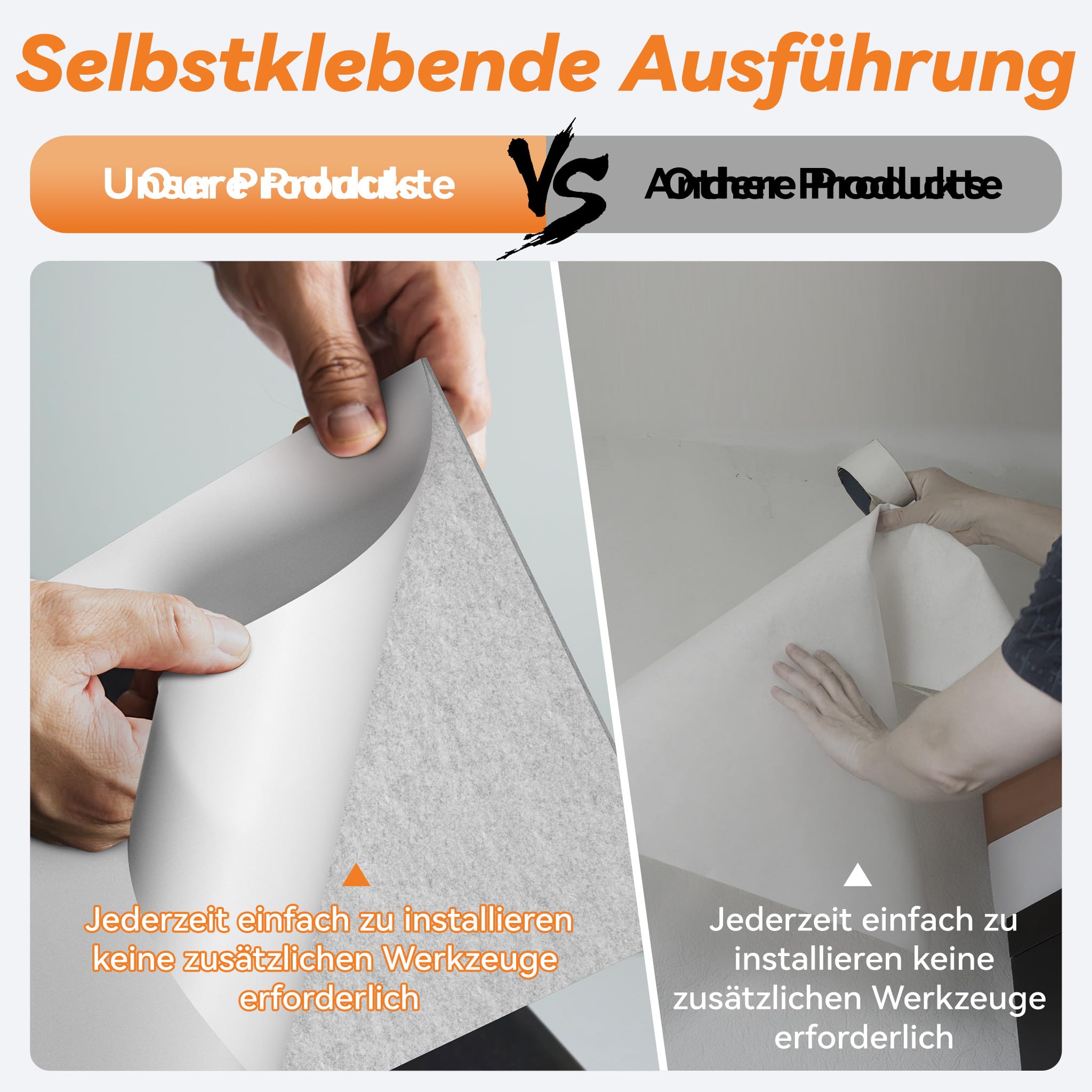 XMTECH Paquete de 4 paneles acústicos autoadhesivos, 120 x 60 x 0,9 cm, paneles acústicos para pared y techo, paneles acústicos para aislamiento acústico e insonorización, estudio, cine en casa