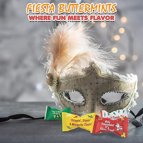 Miniatura 4 de Fun Express - Buttermint de Fiesta envuelto para Cinco de Mayo - Comestibles - Mints - Buttermints - Cinco de Mayo - 108 piezas