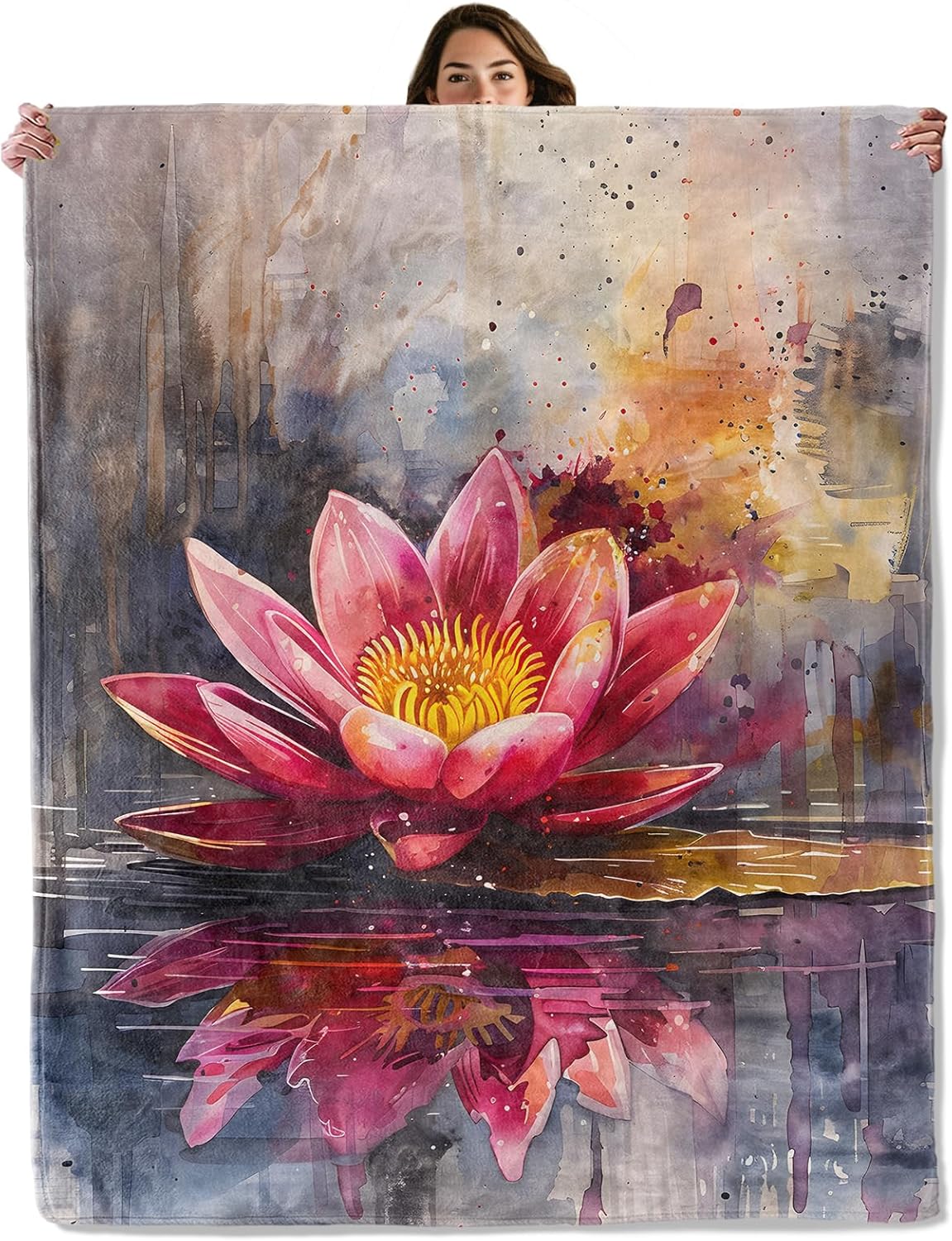 Native American Dreamcatcher Throw Blanket for Boys Girls Kids Adults Women, Fuzzy Warm Soft Cozy Flannel Blankets Gifts for Bedroom, Couch, Travel, Home Decor 40x50 in