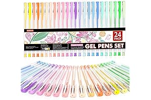 24 Pastel Milky Colors Gel Pens