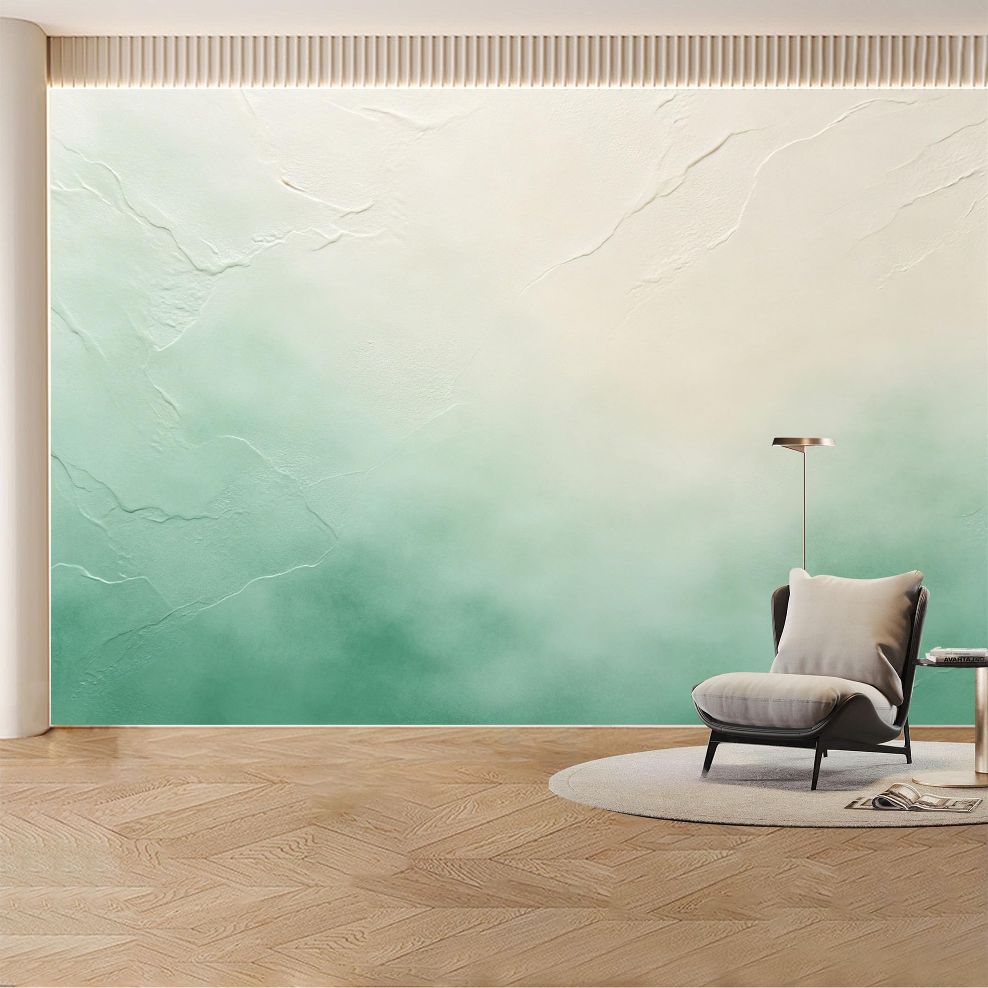 Custom Wall Mural Wallpaper Abstract Gradient Landscape Nature Modern Wall Decor Minimalist Luxury Nordic Removable SelfAdhesive Large Photo for Living Room， Bedroom， Office