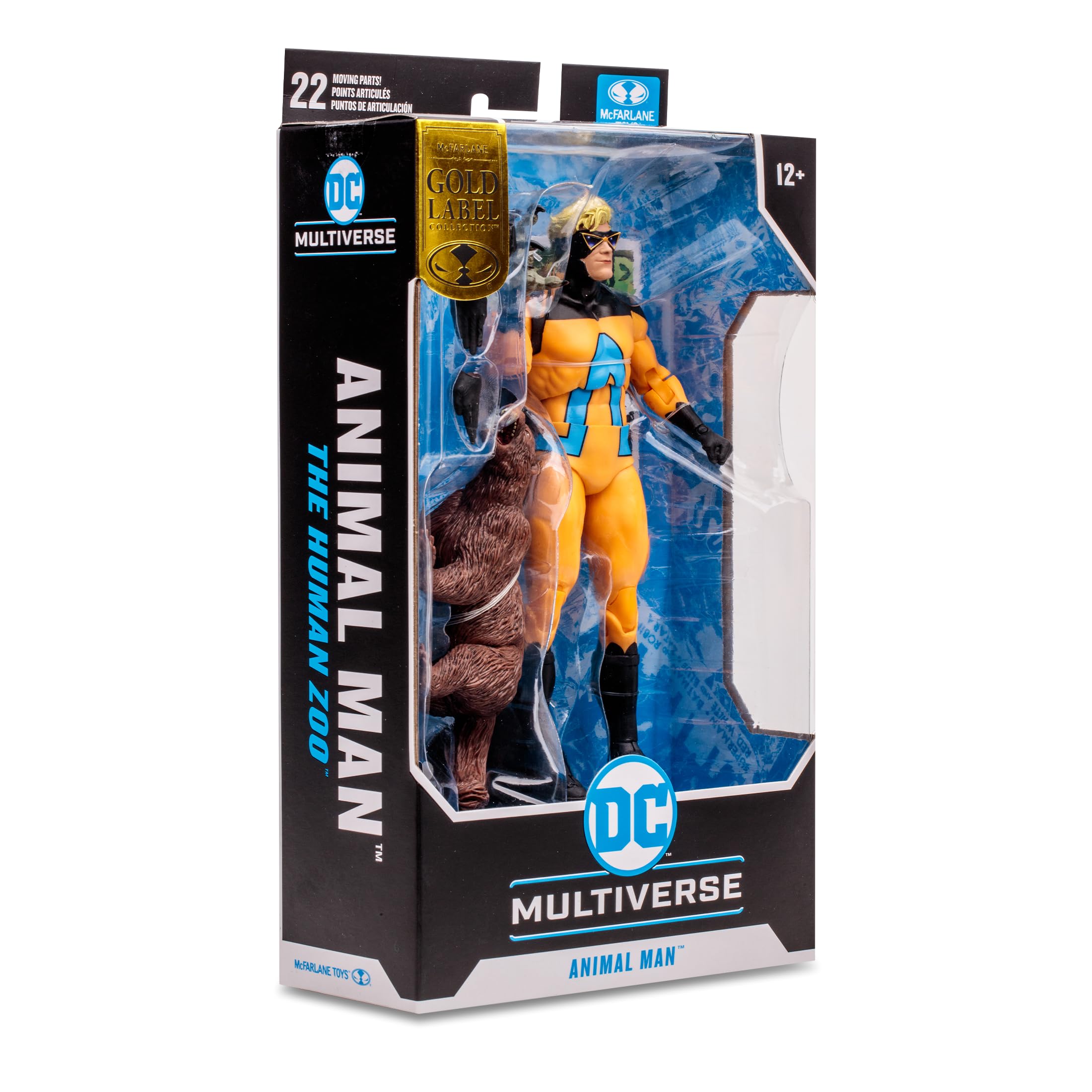 DC Multiverse Animal Man (The Human Zoo) Gold Label - Action figure da 17,8 cm
