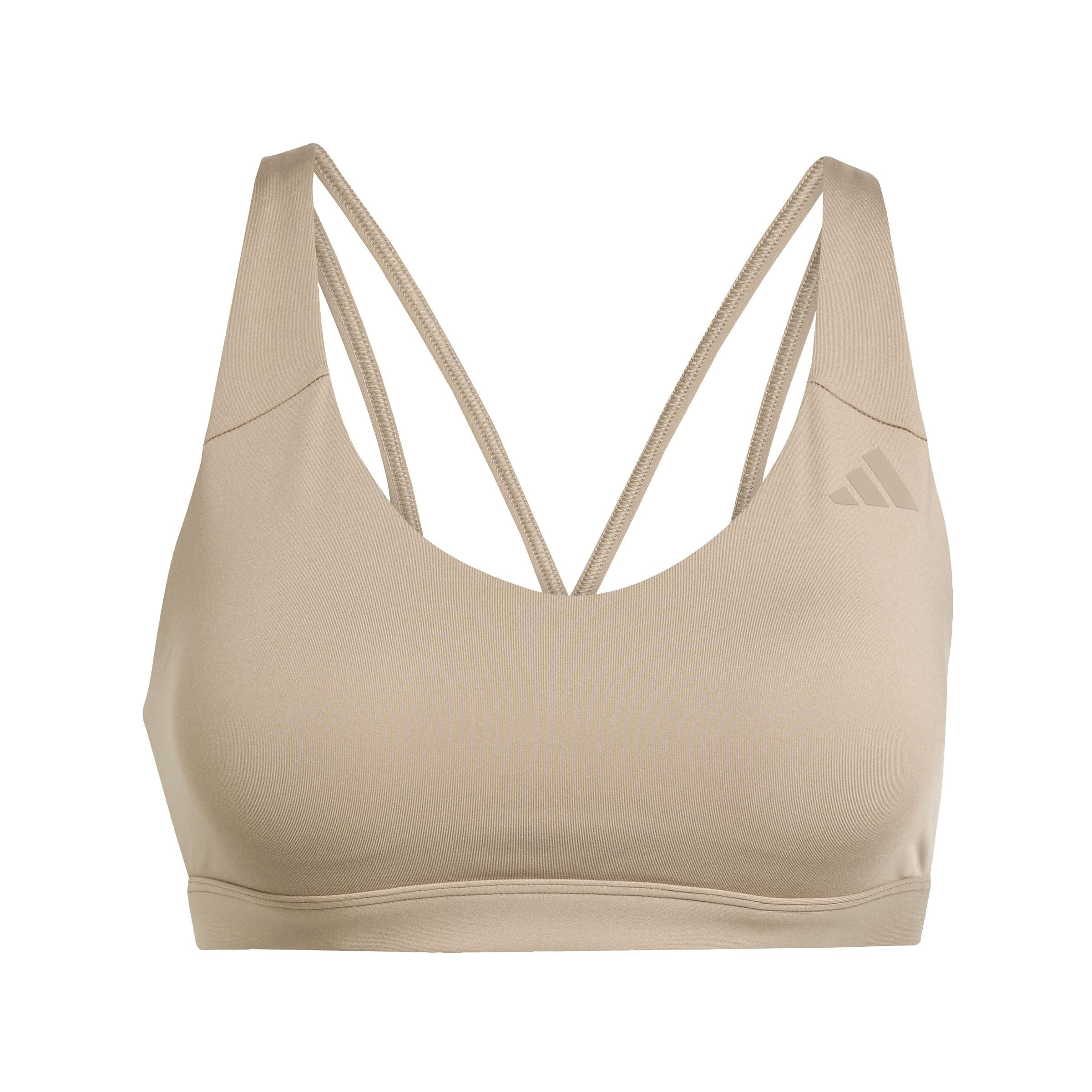 Adidas Women's Marron Sports Bra All Me Essentials Medium
