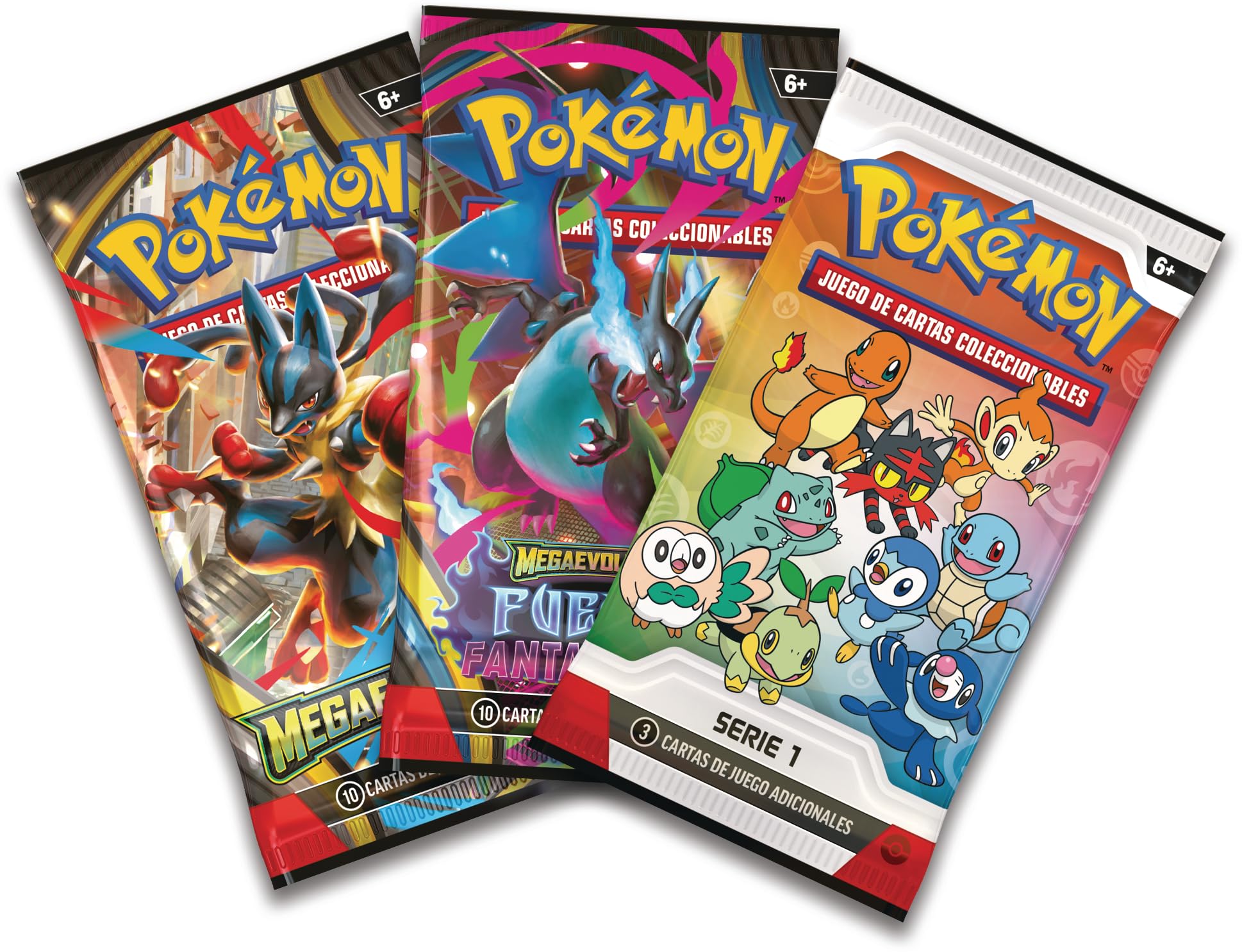 Pokémon: Colección Ilustración Primer Compañero de JCC Pokémon (Serie 1) (3 Cartas de promoción, 2 Sobres de Mejora y 1 Hoja con Pegatinas) — view 5