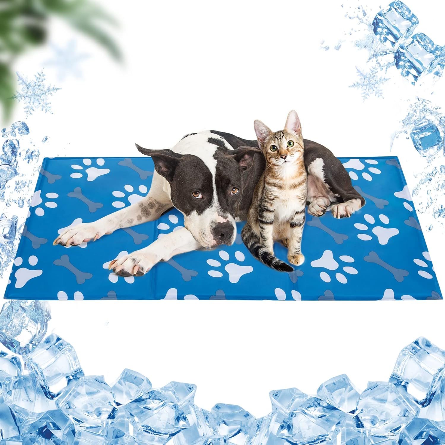 LIUFASHI Tapis Rafraichissant Chien 120 * 70cm, Grand Tapis de