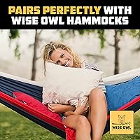 Vista 7 de Wise Owl Outfitters - Almohada de camping - Almohada de espuma viscoelástica para viajes en avión, senderismo, mochilero y uso al aire libre