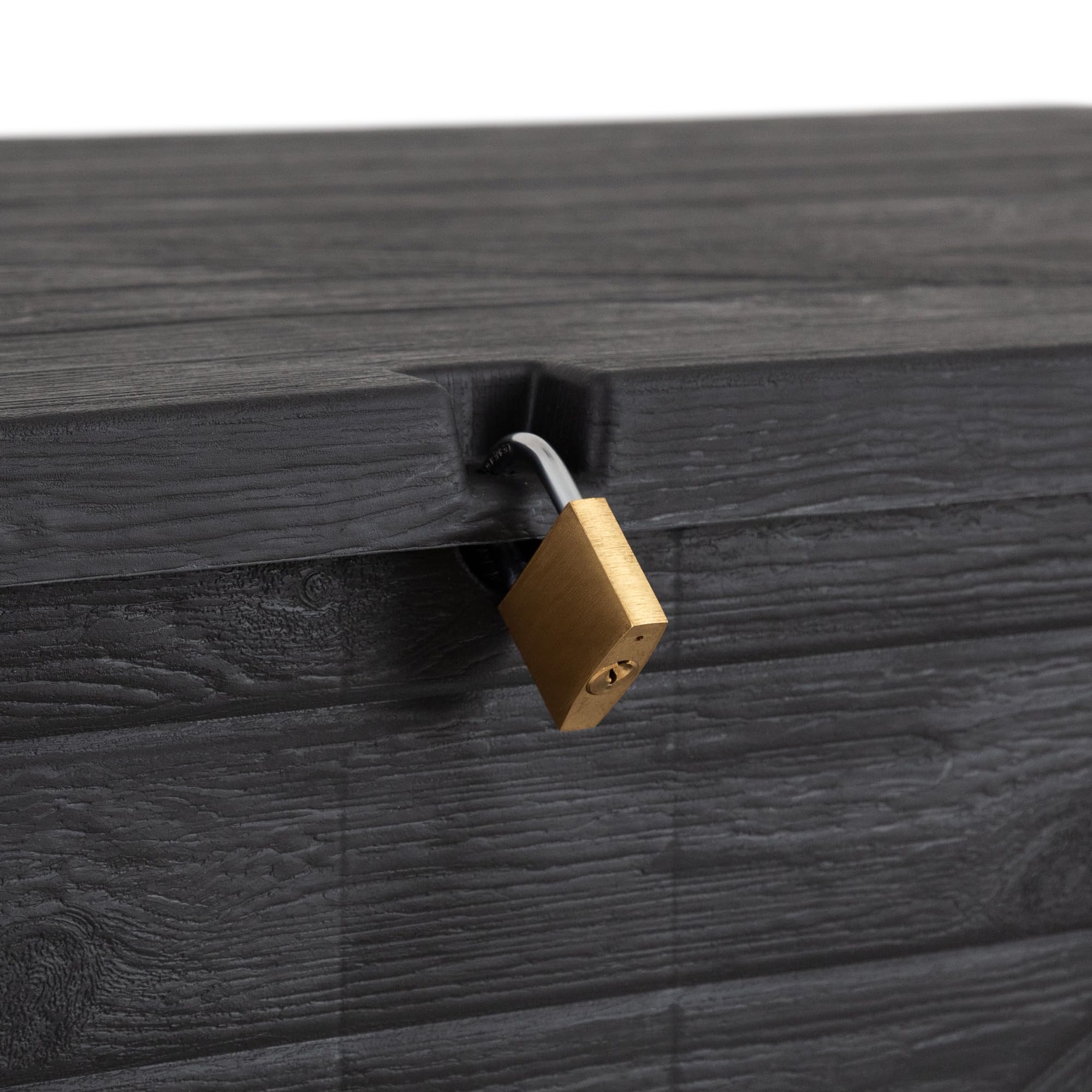 Toomax Pojemnik do przechowywania 420 l Multibox Wood Grey, z polipropylenu, wymiary: 120 x 56 x 63 cm, odporny na warunki atmosferyczne, zamykany, idealny do ogrodu, kolor szary, rozmiar 420 l