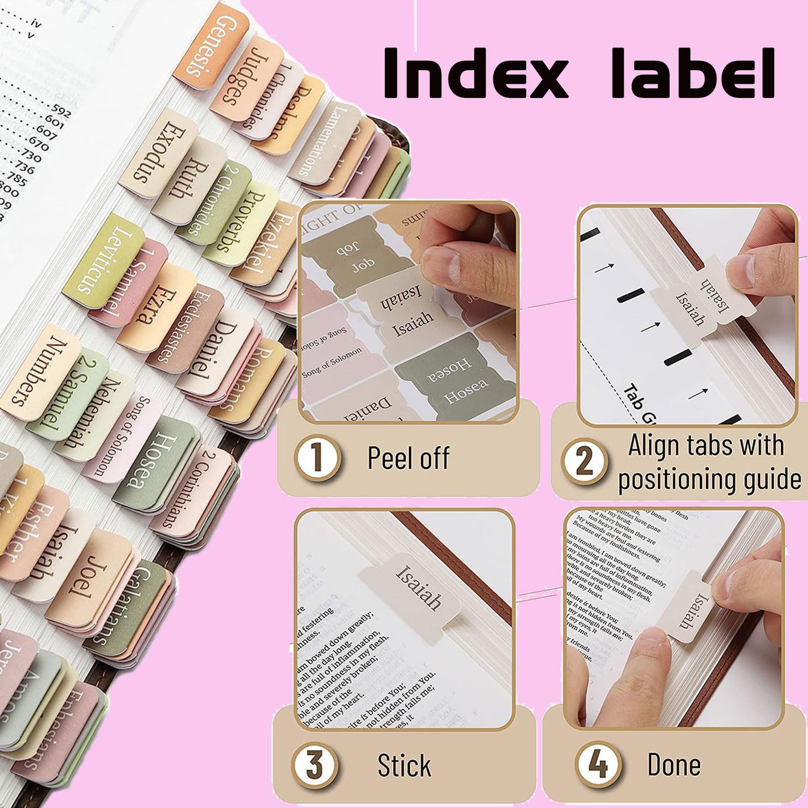 Suministros de estudio bíblico que incluye resaltadores y bolígrafos, sin sangrado y pestañas biliares, anotación, notas adhesivas transparentes, accesorios para mujeres