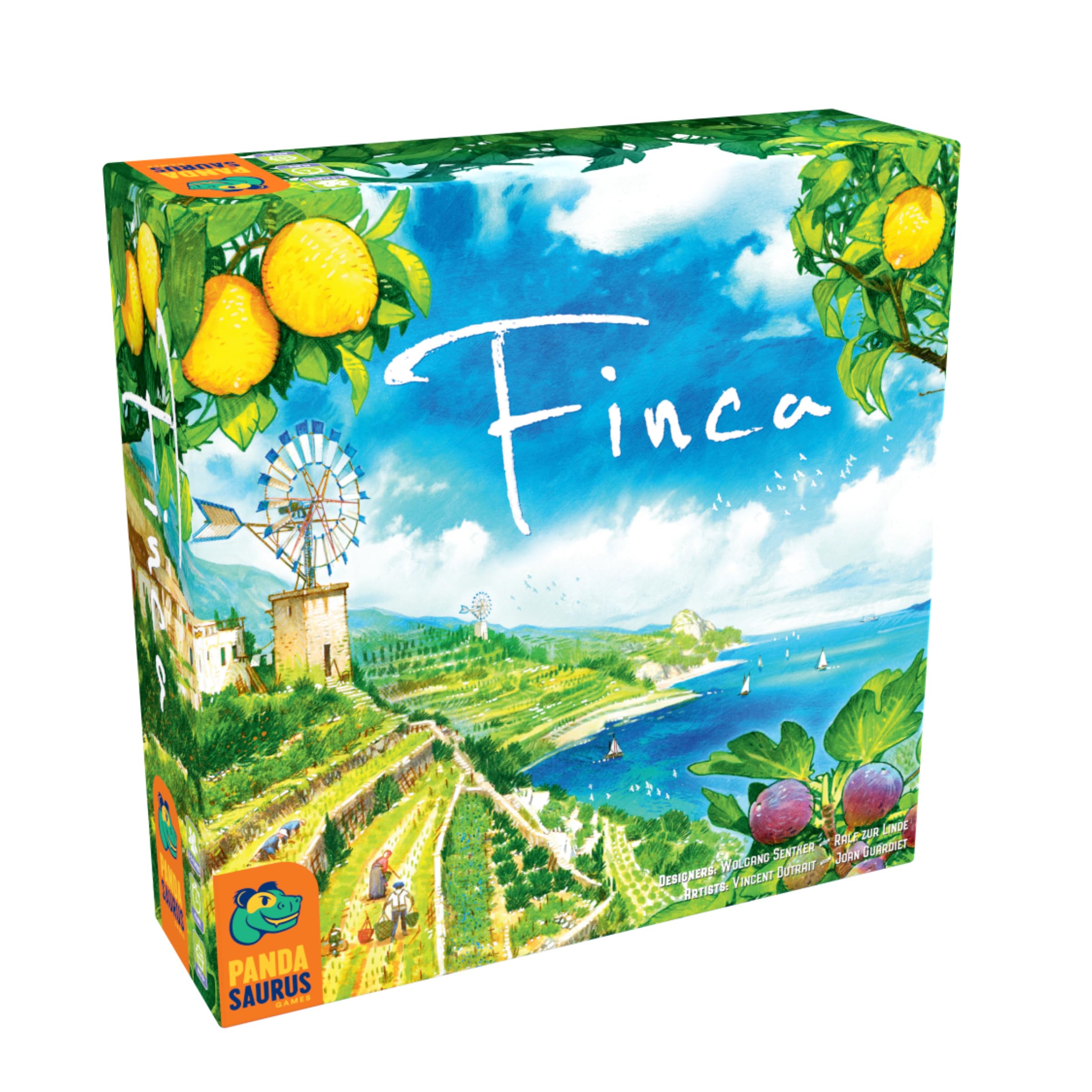 Finca Board Game - Mallorca's Resource Management & Delivery Strategy Game, Fun for Family, Kids & Adults, Ages 10+, 2-5 Players, 45 Minute Playtime