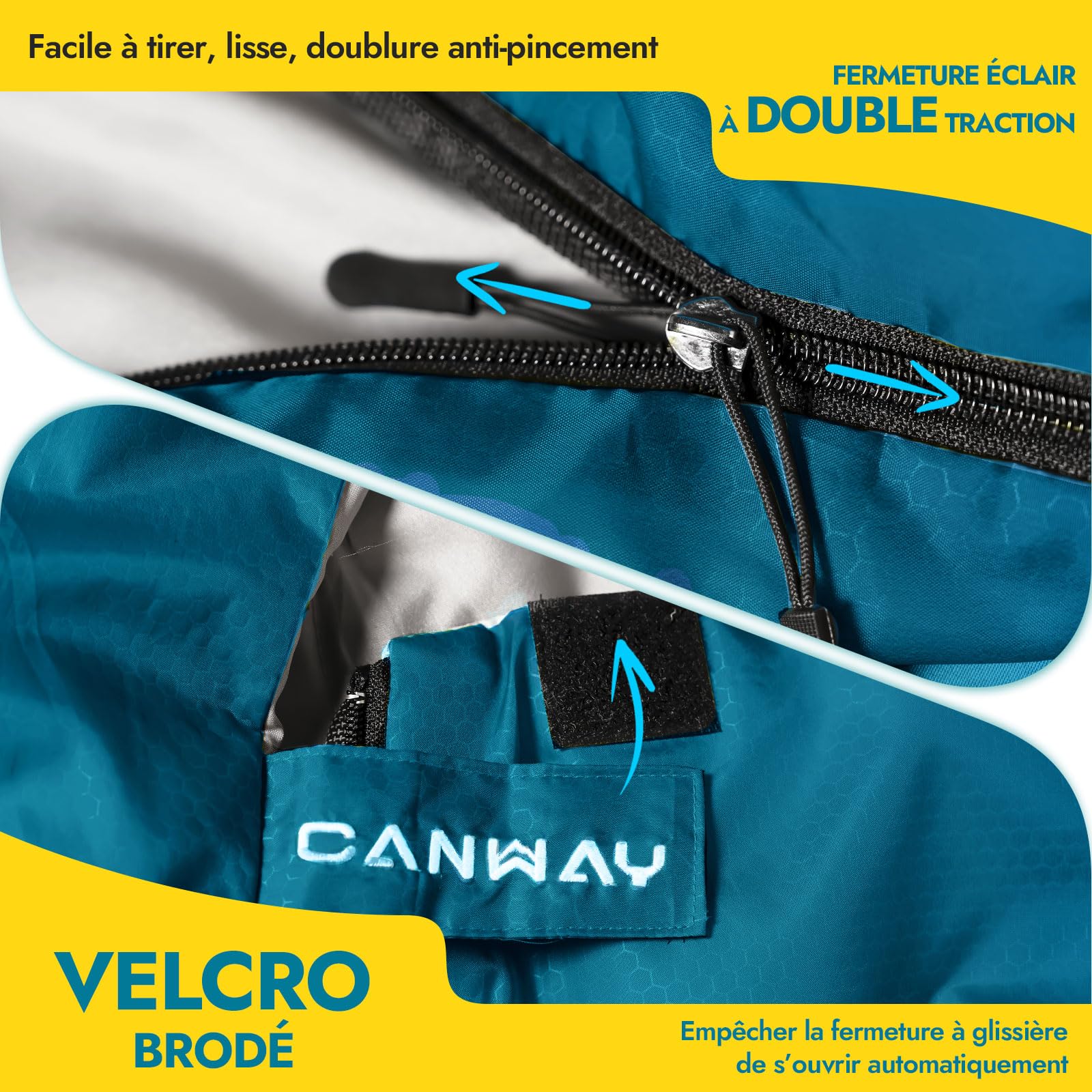 CANWAY Sac de Couchage Double XXL Sac de Couchage Couverture Sacs de Couchage 2 Personnes Sac de Couchage Extérieur Petit Sac de Couchage Coton
