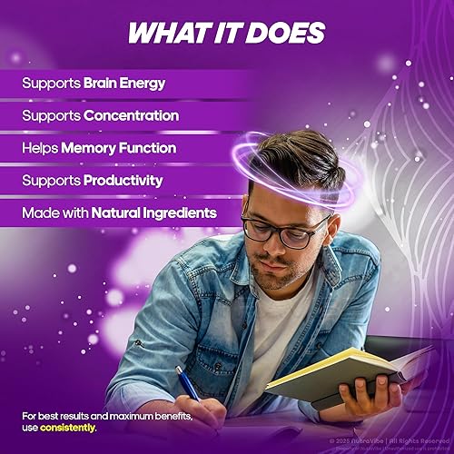 Miniatura 4 de (2 unidades) Neuro Speed - Fórmula de soporte de memoria diaria premium con una mezcla limpia y natural para ayudar a mantener un pensamiento agudo,