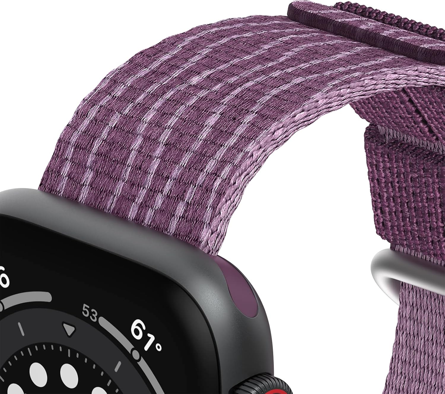 LifeProof Watch Band for Apple Watch Series 8/7/6/SE 2nd gen/SE 1st gen/5/4/3-42mm/44mm/45mm, Replacement Soft Touch Strap for Apple Watch, Sustainably made, Purple - Image 4