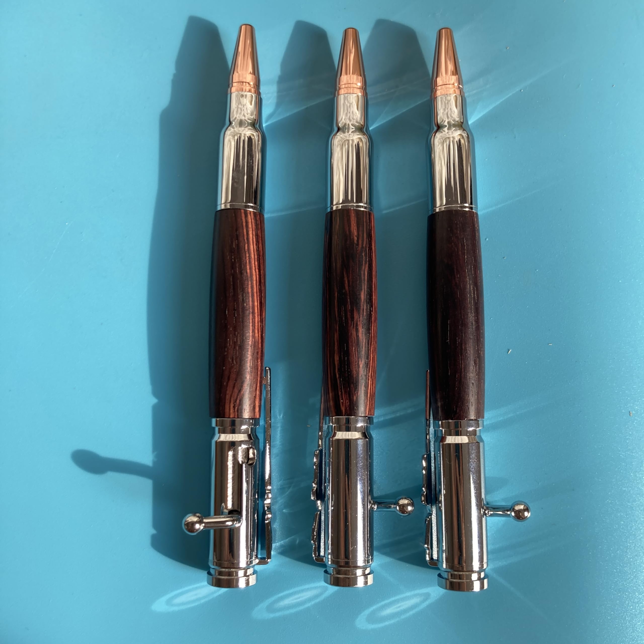 Amazon | 手作り 木製ボールペン、銃形木軸ペン、ボルトアクションペン