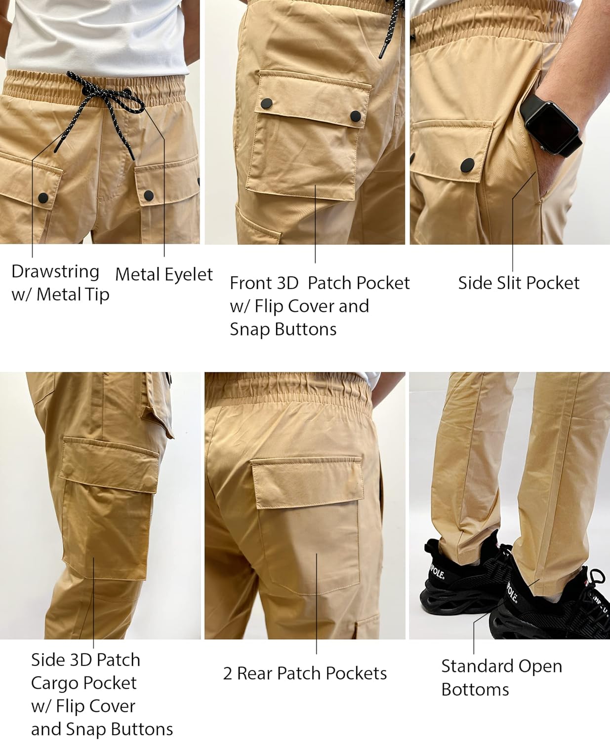 Southpole Mens Tech Woven 4-Pocket Pants - Image 5