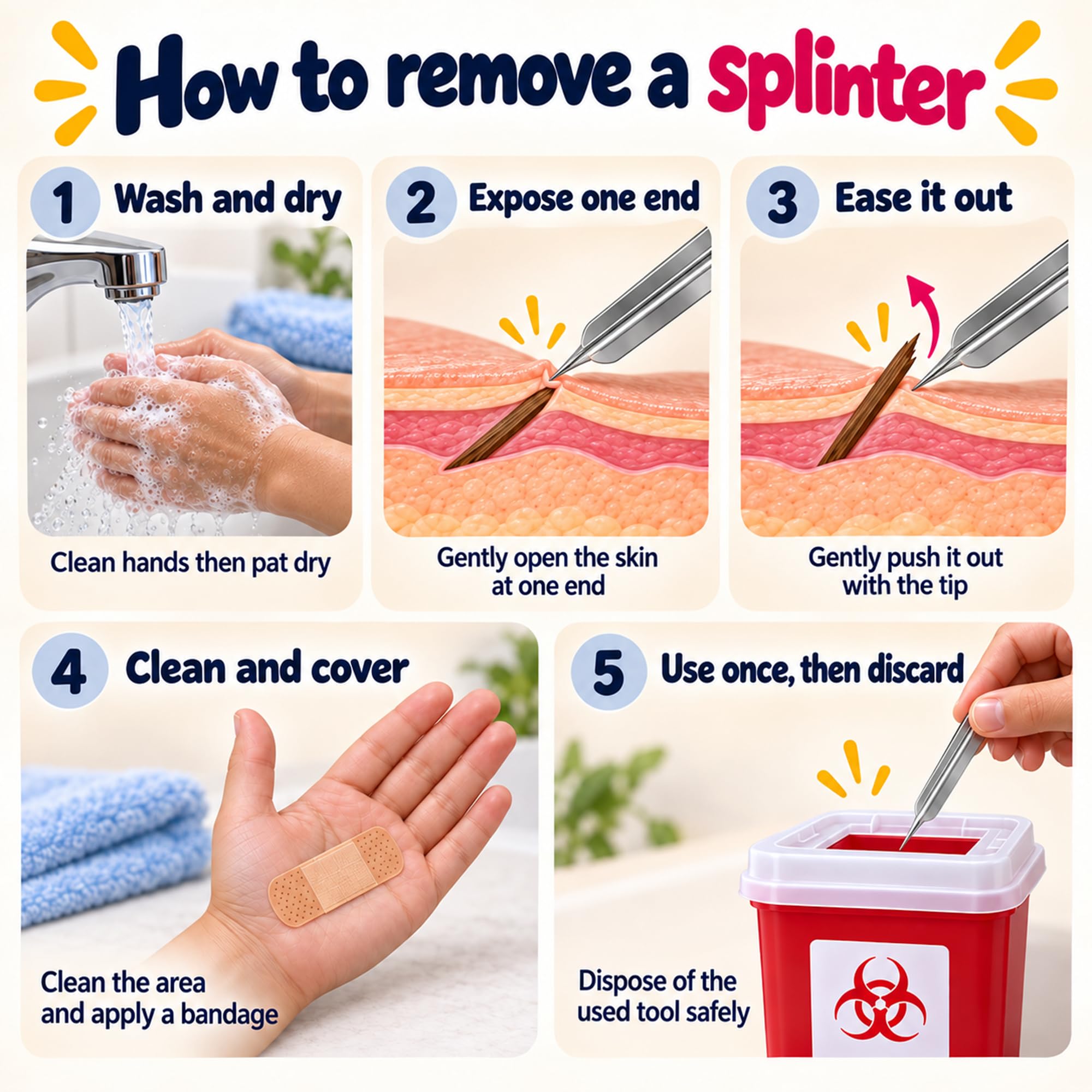 SplinterAid Kids Splinter Removal Kit, 30 Pack Gentle Kid Splinter Remover — Amazon image 5