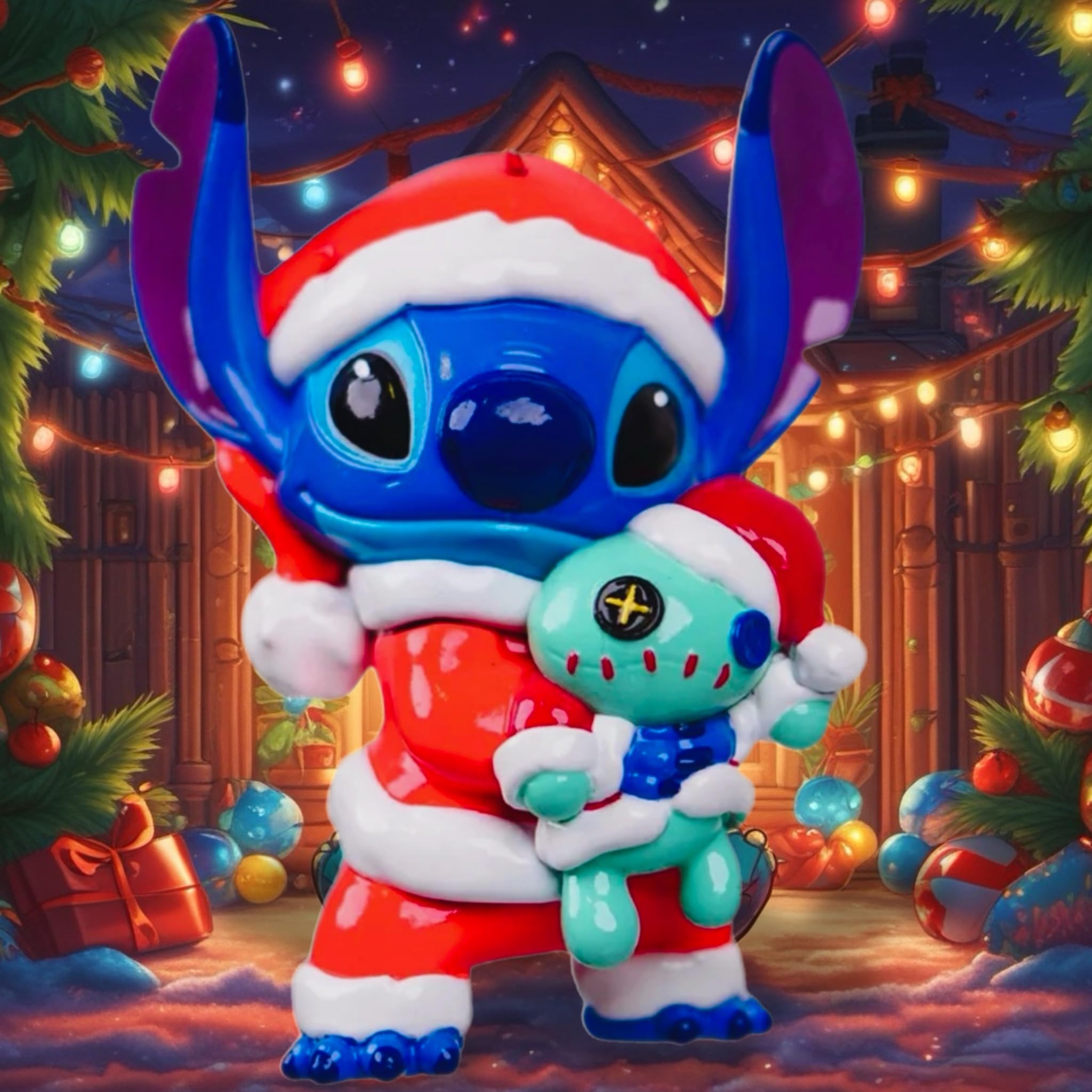 Disney Christmas Decorations Ornaments Baubles, Red, Green, Silver, Gold - Image 4