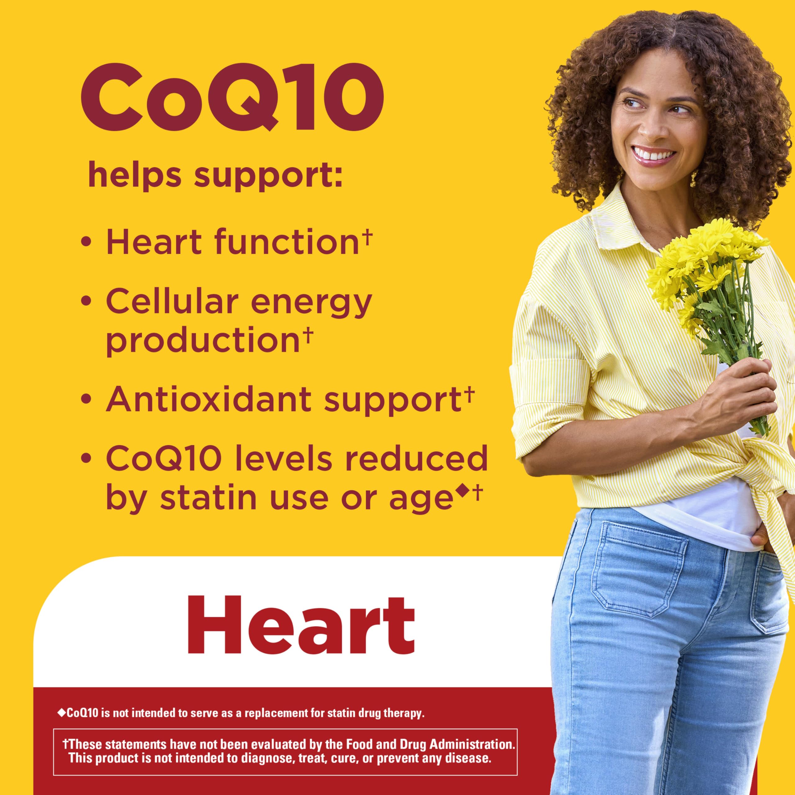 Nature Made CoQ10 200 mg per Serving Gummies for Heart Support, 60 Count — Amazon image 2
