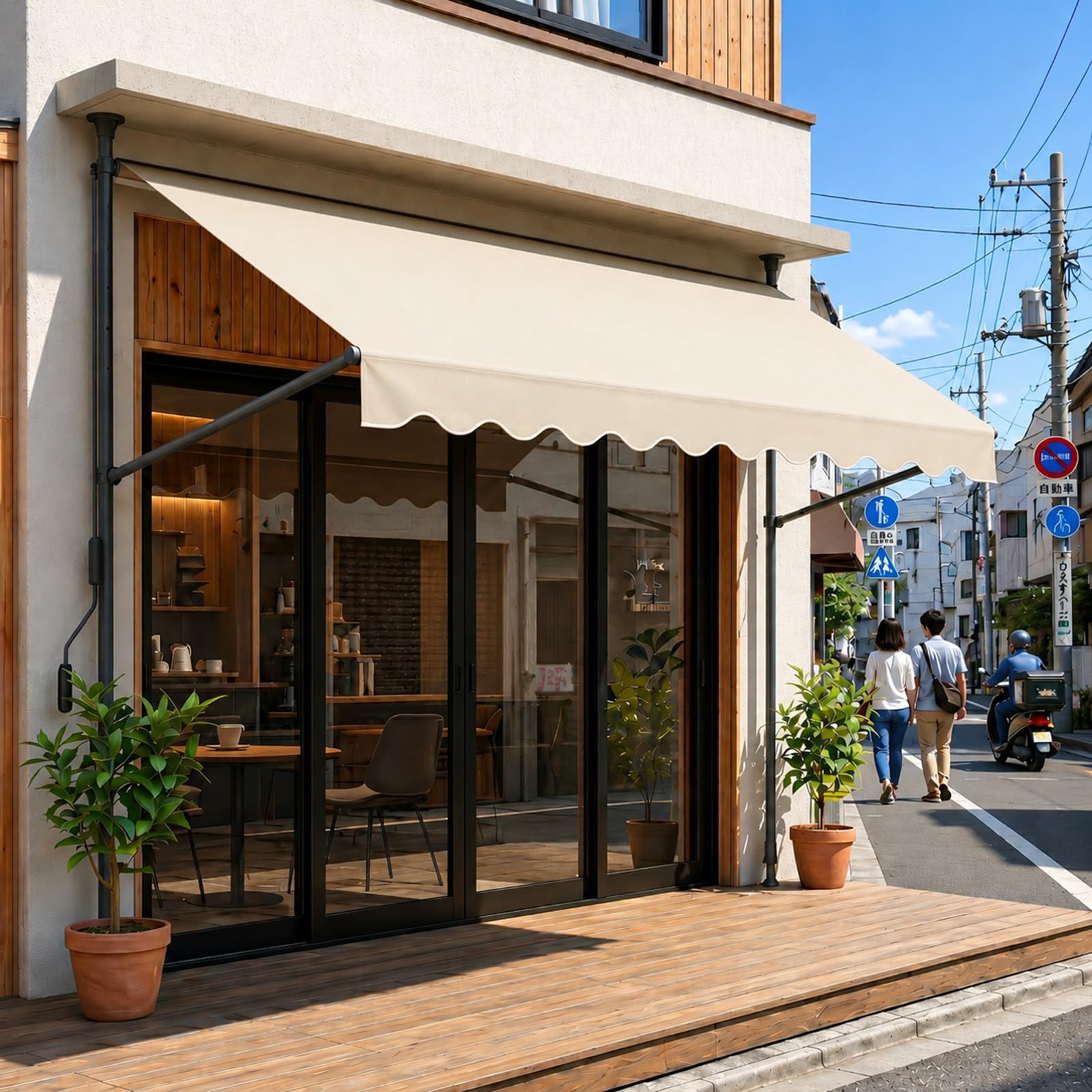 Amazon.co.jp: 【HOVIRA】オーニングテント日除け シェード 巻き取り式