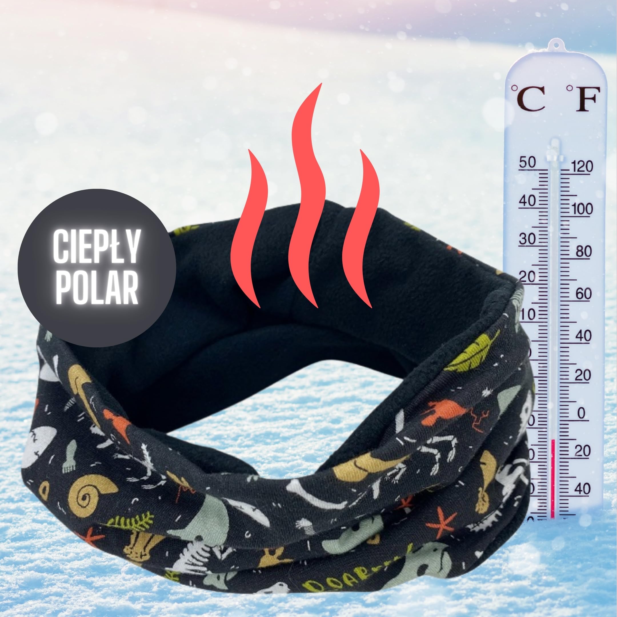 HECKBO Zestaw czapka beanie i komin dla dzieci – z podszyciem z polaru lub dżerseju (dwustronny) – unisex dla chłopców i dziewczynek – 95% bawełny – idealny na jesień, wiosnę i zimę